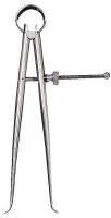 6NAX4 Inside Spring Caliper, 3 In, Stl, Solid Nut