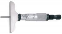 6NAX9 Depth Micrometer, 0-3 In, 2-1/2 Base, 3 Rod