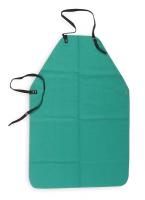 6NB98 Flame-Retardant Apron, Green, 36 In