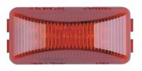 6NDY3 Clearance Light, LED, Red, Surf, Rect, 2-1/2L