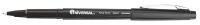 6NDZ4 Rollerball Pen, Stick, Medium, Black, PK 12