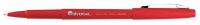 6NDZ6 Rollerball Pen, Stick, Medium, Red, PK 12