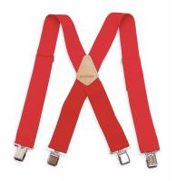 6NE85 Suspenders, Red, Universal