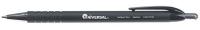 6NEE1 Ballpoint Pen, Retractable, Med, Blk, PK 12