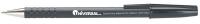 6NEE3 Ballpoint Pen, Stick, Medium, Black, PK 12