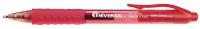 6NEE9 Gel Pen, Retractable, Medium, Red, PK 12