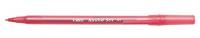 6NEG7 Ballpoint Pen, Stick, Medium, Red, PK 12