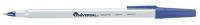 6NEG9 Ballpoint Pen, Stick, Medium, Blue, PK 12