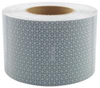 6NGA0 Reflective Tape, W 4 In, White