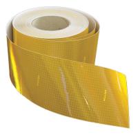6NGA3 Reflective Tape, W 4 In, Yellow