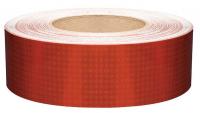 6NGC4 Reflective Tape, W 2 In, Red