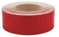6NGC8 Reflective Tape, W 2 In, Red