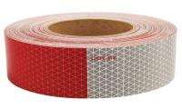 6NGD1 Reflective Tape, W 1.75 In, Red/White