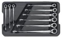 6NHT5 Ratcheting Wrench Set, SAE, 12 pt., 9 PC