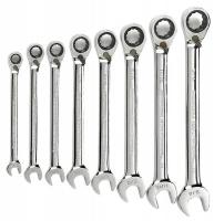 6NJJ5 Reversible Wrench Set, SAE, 12 pt., 8 PC