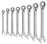 6NJK0 Reversible Wrench Set, Metric, 12 pt., 8 PC