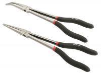 6NMC4 Needle Nose Plier Set, 11-1/2 In L, 2 Pcs