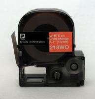 6NPN5 Tape Cartridge, White/Orange, 16 ft. L