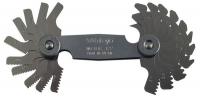 6NRD4 Screw Pitch Gage, 0.4mm to 7mm, 21 Leaves