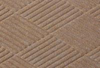 6NTF7 Entrance Mat, In/Out, Med Brown, 3 x 12 ft.