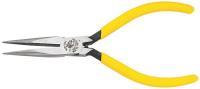 6NUE3 Long-Nose Pliers, Slim, 5-5/8 In, Yellow