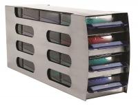 6NUJ1 Freezer Rack, Cryo-Boxes, 9-1/2 In H, 3.0mL