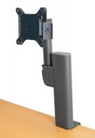 6NWC0 Monitor Arm, Column Mount, Black, 24 In