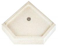6NWX4 Shower Floor, Single Threshold, Corner