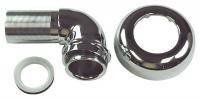 6NWZ1 Elbow Assembly, Naval Ship, Chrome