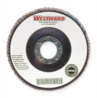 6NX90 Arbor  Flap Disc, 4-1/2, 36, Extra Coarse