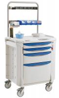 6NXJ0 Procedure Cart, 63 3/16 Hx22 3/8Wx34 1/4D