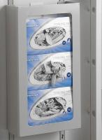 6NXK0 Glove Box Holder, White, 18-3/8 In. W