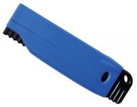 6NZZ5 Utility Knife, BoxCutter, Plastic, Blue, Pk5