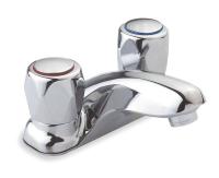 5DJD1 Lavatory Faucet, Knob Handles, 3 13/16 In