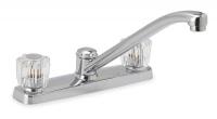 5DJD5 Kitchen Faucet, Lever Handles, 9 In.