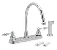 12U344 Kitchen Faucet, Two Handle, Chrome