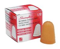 6PDR6 Rubber Finger Tips, Size 14, X-Large, PK12