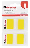 6PDU8 Sticky Flags, 1 x 1-3/4 In., Yellow, PK2