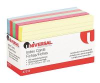 6PDV5 Index Cards, Ruled, 3 x 5In.PK250