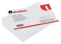 6PDV8 Index Cards, Ruled, 5 x 8In.PK100