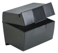 6PDW2 Index Card File Box, For 5 x 8 Cards, Blk
