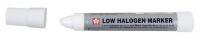6PDY0 Paint Marker, Low Halogen, Wht, PK12