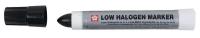 6PDY1 Paint Marker, Low Halogen, Blk, PK12
