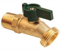 6PDZ9 Hose Bibb, Quarter Turn, 3/4In, Brass