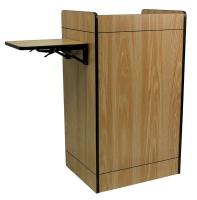6PEA5 Multimedia Lectern without Sound, Med.Oak