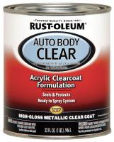 6PER3 Auto Body Paint, Metallic Clear, 1 Qt.