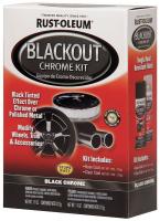 6PEU7 Spray Paint Kit, Black, 22 oz.