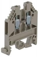 6PGG3 Terminal Block, Screw Clamp, 20A, 600V, Gray