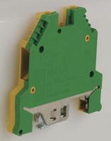 6PGH4 Grounding Block, 600V, Green/Yellow