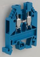 6PGH6 Terminal Block, Screw Clamp, 30A, 600V, Blue